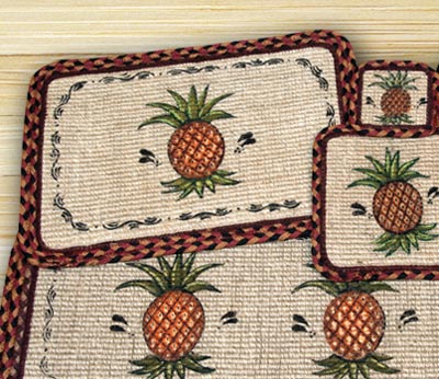 Pineapple Wicker Weave Placemat