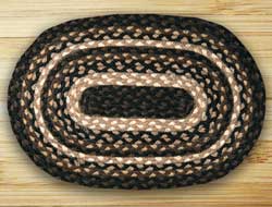 Mocha and Frappuccino Braided Jute Placemat